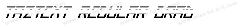 TazText Regular Grad字体转换